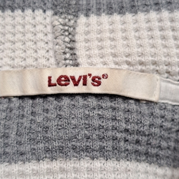 Levi's Waffle Knit Striped  Jacket  Size S - Picture 6 of 12